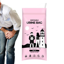 Portable Urine Bag 900cc Leakproof Seal with Fast Absorption Gel for Travel Camping Men Women