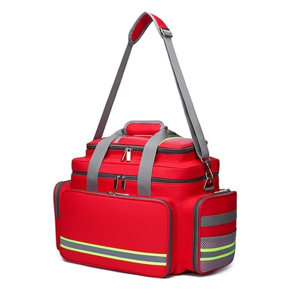 Empty First Aid Kit Bag Large Capacity Waterproof Oxford Trauma First Responder Backpack for Outdoor Survival