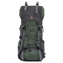 60L Hiking Backpack for Men, Large Capacity Camping Backpack with Breathable Back Panel for Outdoor Travel