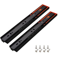 Heavy Duty Drawer Slides 300mm Full Extension Ball Bearing Push to Open Cabinet Runners 45kg Pair