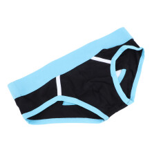 Men's Cotton Briefs MoistureWicking Black Size L