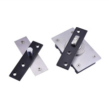 Heavy Duty Pivot Hinge with 360 Degree Rotating Shaft, Stainless Steel Door Hinge for Wooden and Aluminum Frame Doors