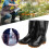 Rain Boots Size 41 Waterproof Plastic Mid-Calf Men 14