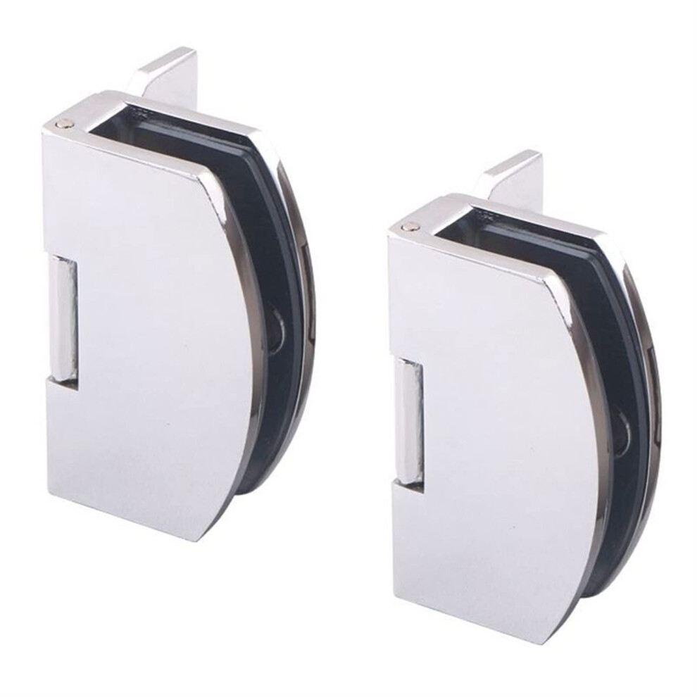 2Pcs Self Closing Glass Door Hinges 810Mm Frameless Side Mounted Clamps For Wine Cabinet 9310869687313