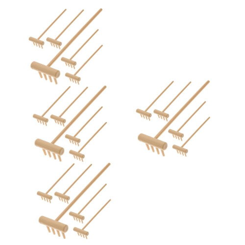 Zen Garden Rake Set for Mini Sand Garden, Compact Lightweight Design, Tabletop Decor Tools