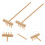Zen Garden Rake Set for Mini Sand Garden, Compact Lightweight Design, Tabletop Decor Tools 2