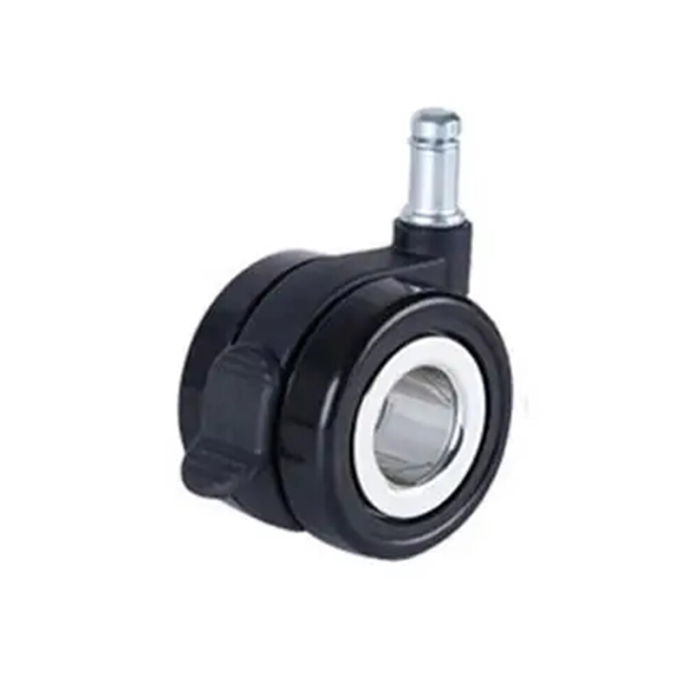 5Pcs 2.5 Inch Office Chair Caster Wheels With Brake, 11X22mm Stem Pu Swivel Replacement, Smooth Rolling 9073542995227