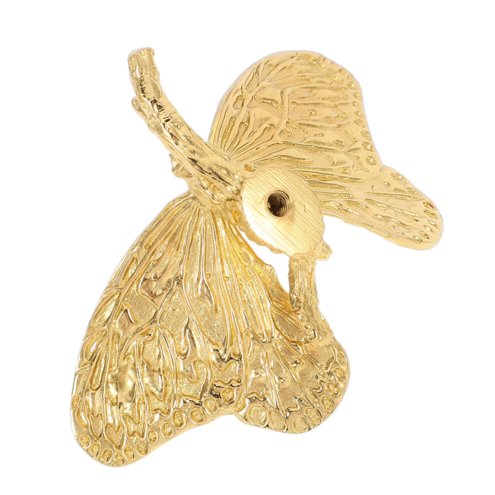 Butterfly Cabinet Knob Brass Drawer Pull Handcrafted Decorative Finish For Dresser Closet Cabinet 9351714475204