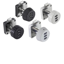 Keyless Cabinet Cam Lock 3 Digit Zinc Alloy Drawer Lock Secure Code Design for Cabinets and Boxes