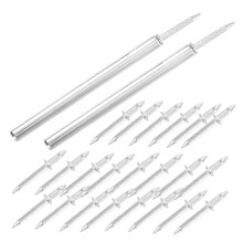 Double Headed Skirting Board Nails for Picture Hanging, Invisible Finish, Non Marking Interior Use