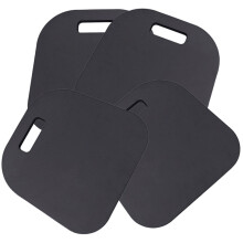 4pcs Extra Thick EVA Kneeling Pad for Gardening and Work, Ergonomic Comfort Mat Black