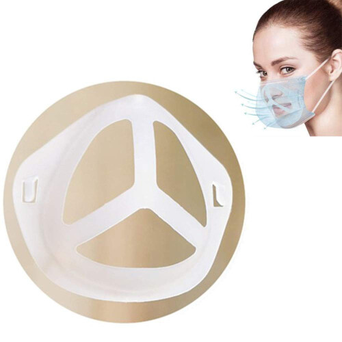 3D Mask Bracket for Adults, Breathable Inner Support Frame, Keeps Mask Shape, Makeup Protection, 5 Pack