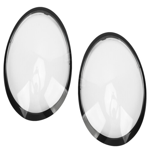 2Pcs Transparent Headlight Lens Cover for 991 911