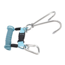 Spring Diving Hook Stainless Steel Blue Clip