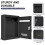 Wall Mounted Locking Mailbox Black Metal Weatherproof Secure Large Capacity for Home and Office 3