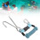 Spring Diving Hook Stainless Steel Blue Clip 3