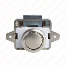 10Pcs Camper Push Lock 26mm Pearl Nickel Caravan Drawer Lock Set for RV Cabinet Secure Installation