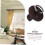2pcs Roller Shade End Caps Replacement Set, Durable Plastic Quick PushIn Install for Window Blinds 3
