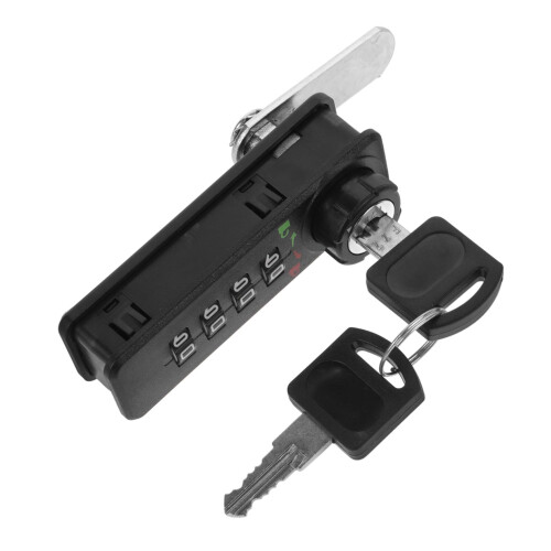 Combination Lock for Locker, Durable Metal Cabinet Lock with Keyless Access and Secure Code