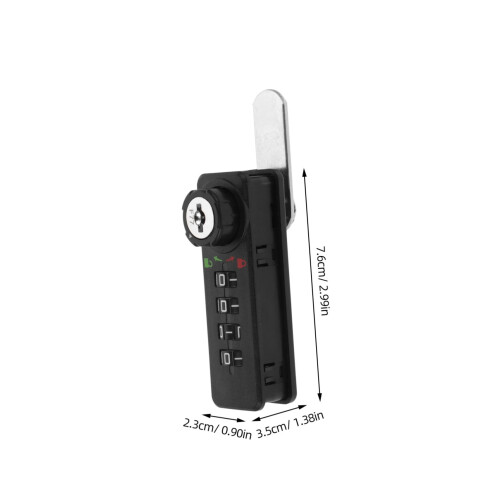 Combination Lock for Locker, Durable Metal Cabinet Lock with Keyless Access and Secure Code 1
