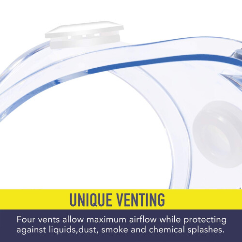 Safety Glasses AntiScratch Protective Eyewear for Work Construction and Lab Crystal Clear Vision 2