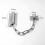 Stainless Steel Telescopic Door Chain Lock, Adjustable AntiTheft Security Latch with Screws 5