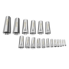 18pcs Caulking Nozzle Set with Multiple Size Sealant Applicator Tips for Precise Seal Control
