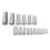 18pcs Caulking Nozzle Set with Multiple Size Sealant Applicator Tips for Precise Seal Control 1
