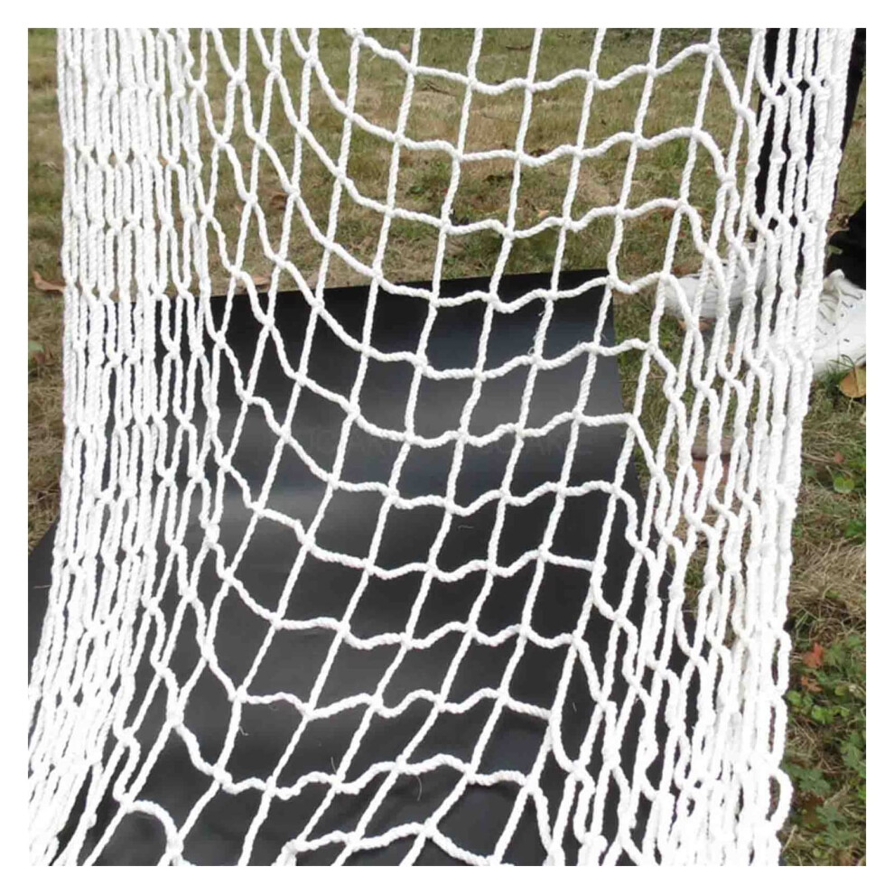 Safety Net Balcony Protective Nylon Mesh Net For Kids And Pets, 2X2m 5Cm Weather‑Resistant White