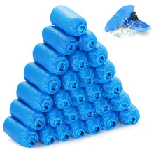 Disposable Non Slip Shoe Covers Breathable Non Woven Boot Covers Slip Resistant for Indoor Use Blue3