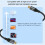 USB C to USB C Cable PD240W PD3.1 4.9ft Nylon 11