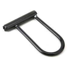 Boosted Security Bike U Lock, Zinc Alloy Construction with Durable Design for Heavy Duty Anti-Theft, Includes Two Keys and All-Weather Prote