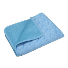 Self Cooling Mat Compatible with Pets, Ice Silk Material Pet Bed Mat, Provides 3-4 Degrees of Cooling Upon Contact