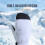 Guanti bianchi per snowboard, guanti caldi 3