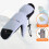 Luvas brancas para snowboard, luvas quentes 5