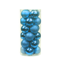 24 de piese 6cm Ornamente de Crăciun rezistente la spargere pentru bradul de Crăciun, nunta, petrecere de ziua de naștere, decor