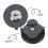 ABS Plastic Cabinet Lock 2pcs with Zinc Alloy Keys, Secure Cabinet Access, Space Saving Design 5
