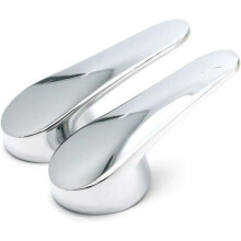 Alavanca de torneira misturadora extra larga e confortável, controle de temperatura sem esforço para torneiras de cozinha e banheiro (2 unid