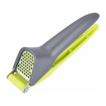 Hachoir à ail résistant à l'usure, outil de cuisine essentiel compatible avec une pression rapide, râpe en acier inoxydable, poignée ergonom
