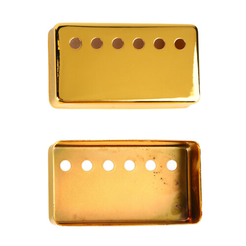 2 st guld 6-håls gitarrpickupskydd polerat singel dubbelspolat elgitarrpickupskydd 2