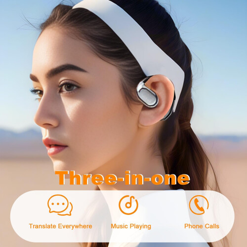 AI-oversettelsesørepropper i sanntid, 144 språks oversetterørepropper, oversettelsesørepropper, Bluetooth-hodetelefoner med oversettelsesspr 1