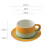 Ceramic Coffee Sets, Elegant Design With Microwave Safe Feature, Perfect Present For CoffeeLovers, Stackable Wider Base, For Office And Home 5