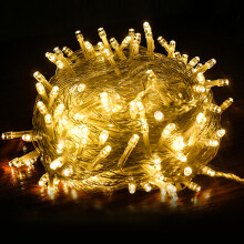Luminițe festive cu 24M și 200LED-uri, frânghie luminoasă LED cu telecomandă, acționată electric, impermeabilă pentru utilizare în inter