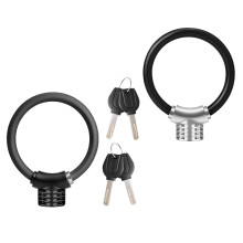 Candado de seguridad para bicicleta de aleación ABS con revestimiento de PVC, protección antirrobo de aleación de zinc de instalación direct