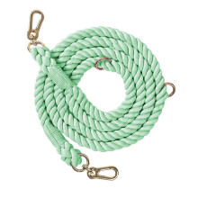 Hondenriem van touw, katoenen hondenriem, trainingsriem voor honden tijdens wandelen en kamperen.