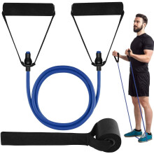 Krachttrainingspartner, training voor het hele lichaam, hoogwaardig TPE-materiaal, naadloze workouts, multifunctionele elastische band, ergo
