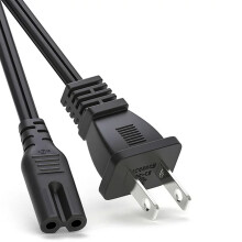 Uniwersalny przewód zasilający, wtyczka ścienna AC, 2 bolce, niespolaryzowany, niespolaryzowany, 3-stopowy kabel do Sony PS5, PS4, PS3, Xbo