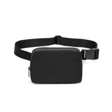 Outdoor Travel Waist Bag with Hidden Security Pocket, Scratch‑Resistant Fabric, Adjustable Buckle (D)