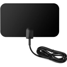 Antenna TV Amplificatore HDTV Antenna HDTV digitale Antenna TV super piatta per interni Ricevitore TV con antenna per DVB-T/DVB-T2 Supporta