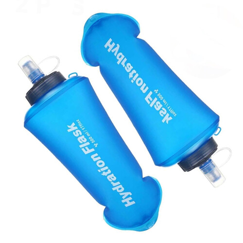 Revolutionize Your Hydration Experience: Tpu Material Soft Flask, Foldable And Lightweight, High-Flow Valve Compatible with Instant Sipping,